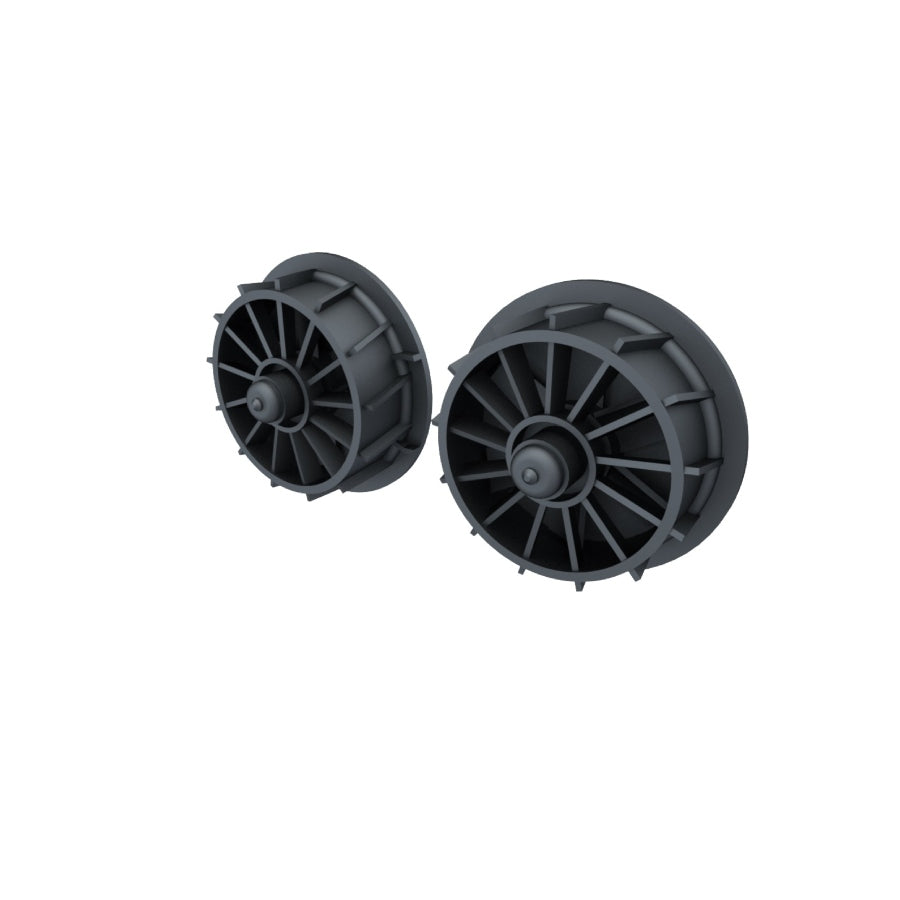 24KRC Corvette C6 Z06 D-Saito Rear Fans