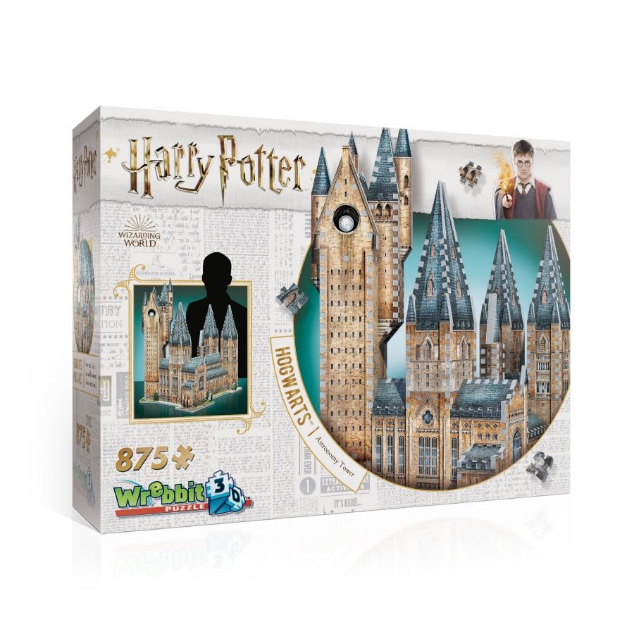 3D Harry Potter Astronomy Tower 860 piece Hogwarts puzzle model.