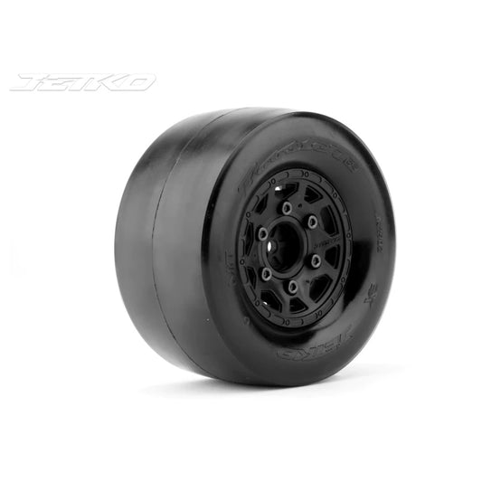 Jetko 1/10 Drag Racing EX-Booster Rear Mounted Tyres (2pc)