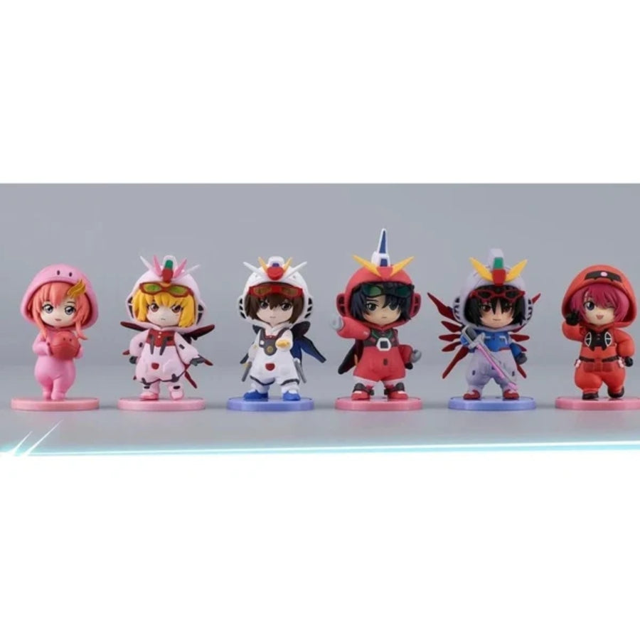 Bandai Shokugan Bnfigure Q Mobile Suit Gundam SEED Destiny Pajamars Ver. (CT234958) – chibi-style collectible figure, sold individually at random.