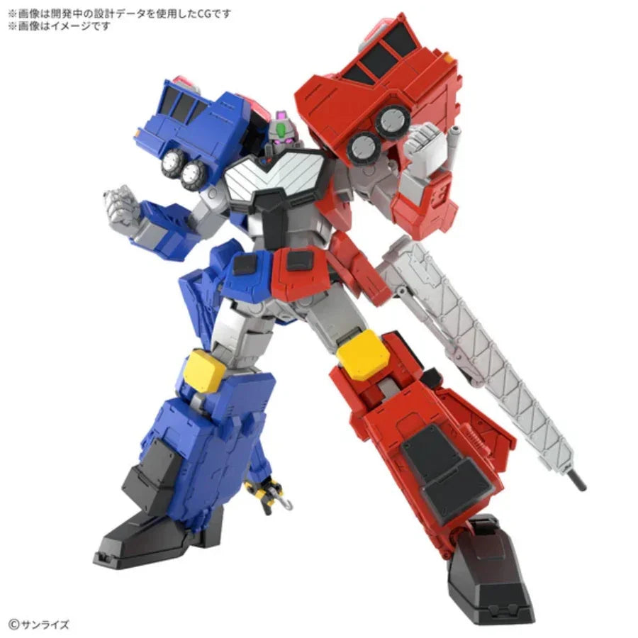 Bandai HG Choryujin – High Grade Brave Series model kit with combining feature and articulation.