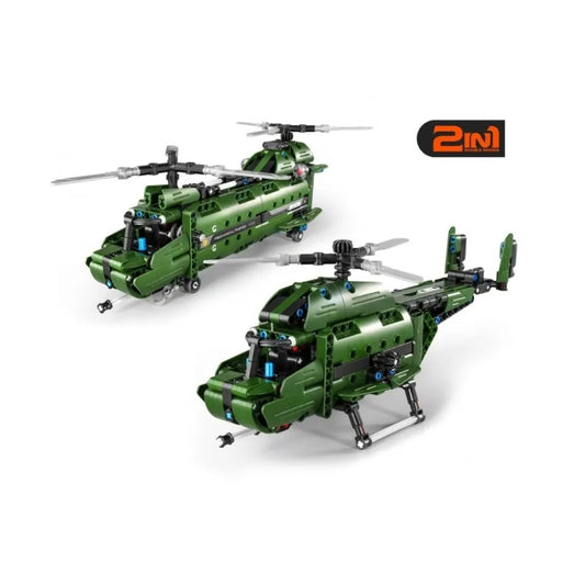 iM.Master Bricks: 2in1, Military Helicopter, 393pcs