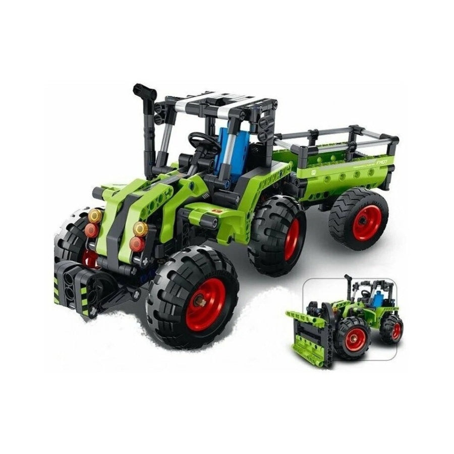 iM.Master Bricks: 2in1, Farm Tractor Snow Plow Truck, 348pcs