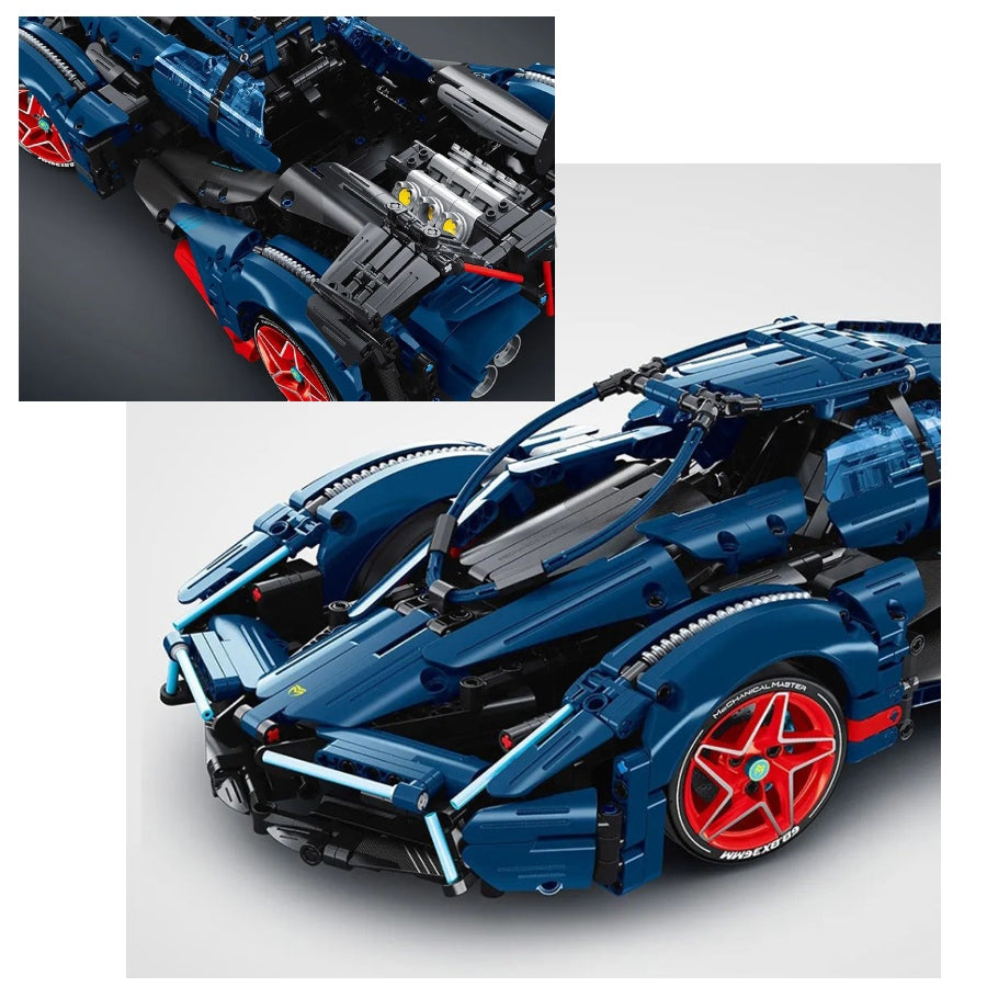 iM.Master Static 1/10 Racing Car Blue im9807