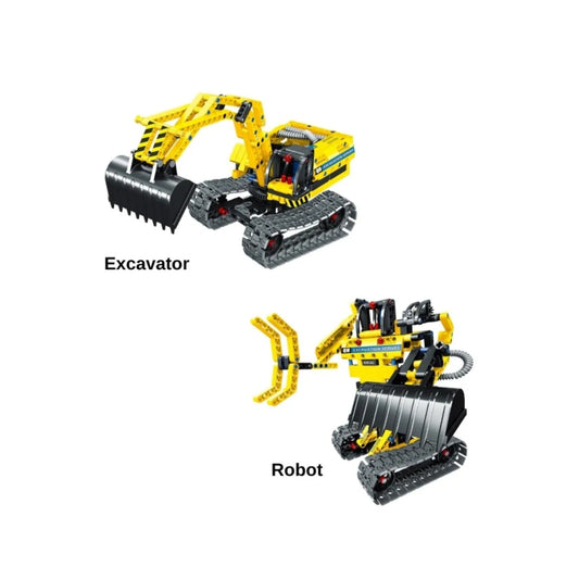 IM.Master #6801 2-in-1 Transmission Structure - Robot Excavator (342PCS)