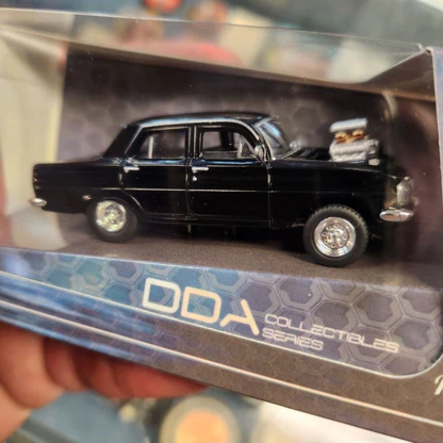 DDA 1:64 black 1964 EH Holden drag diecast model car.