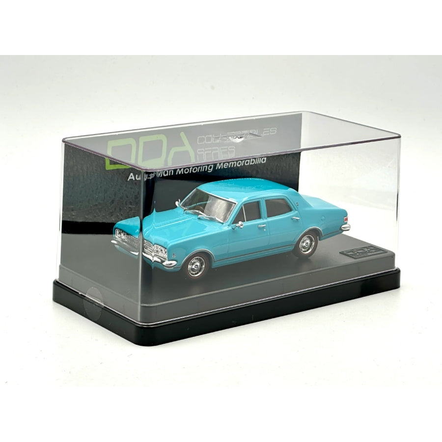 DDA 1:43 turquoise 1968 HK Holden classic diecast model car.