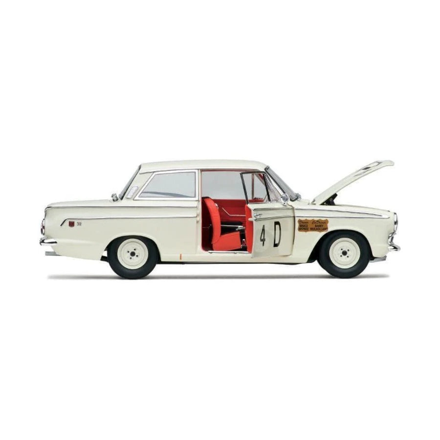 Classic Carlectables 1:18 Ford Cortina 1965 Race 2nd Place diecast model car.