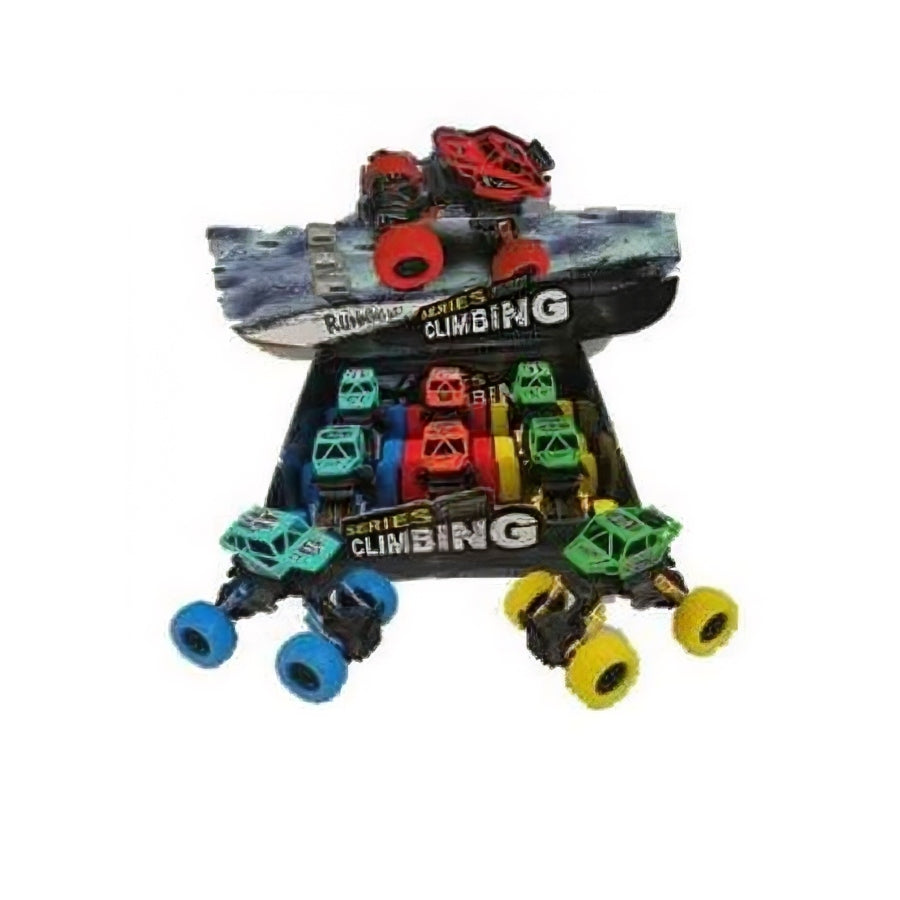 AA157008 Pull Back Rock Climbing Vehicles Assorted – Off-road toy cars with pull-back mechanism and all-terrain wheels
