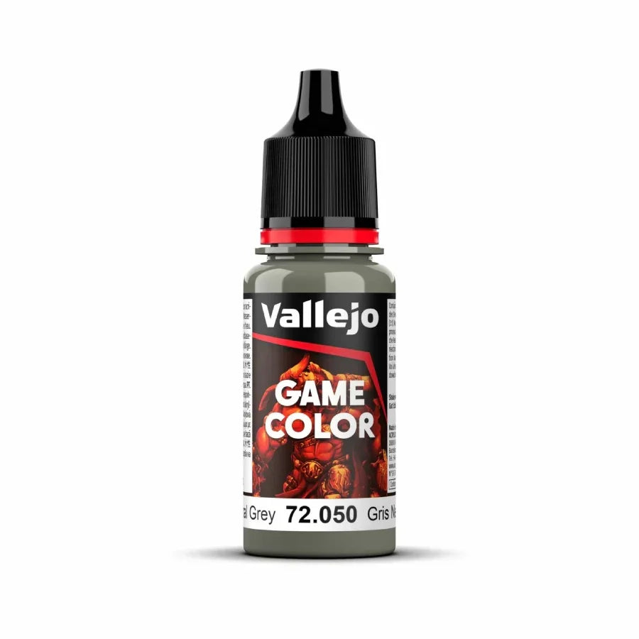 Vallejo Game Color paint bottle in Grey 72.050 for model kits and hobby projects