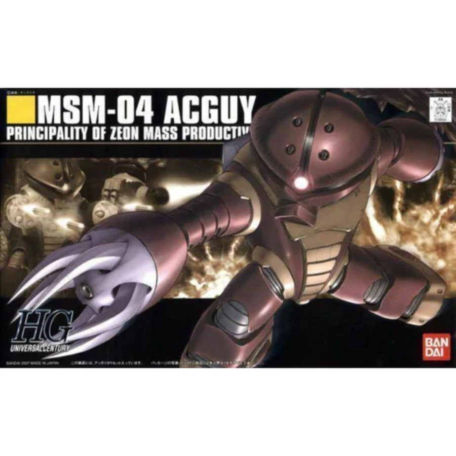Bandai HGUC 1/144 MSM-04 Acguy Plastic Model Kit Display