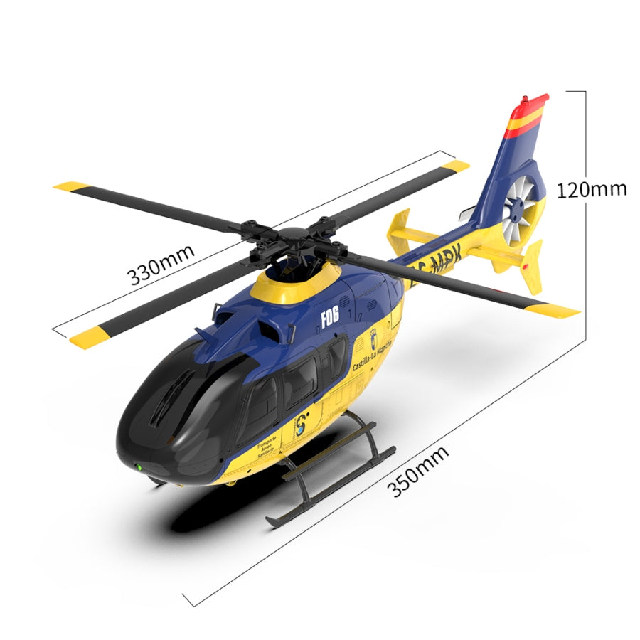 EC135 1:36 Scale Eurocopter Helicopter 2.4G Brushless RTF