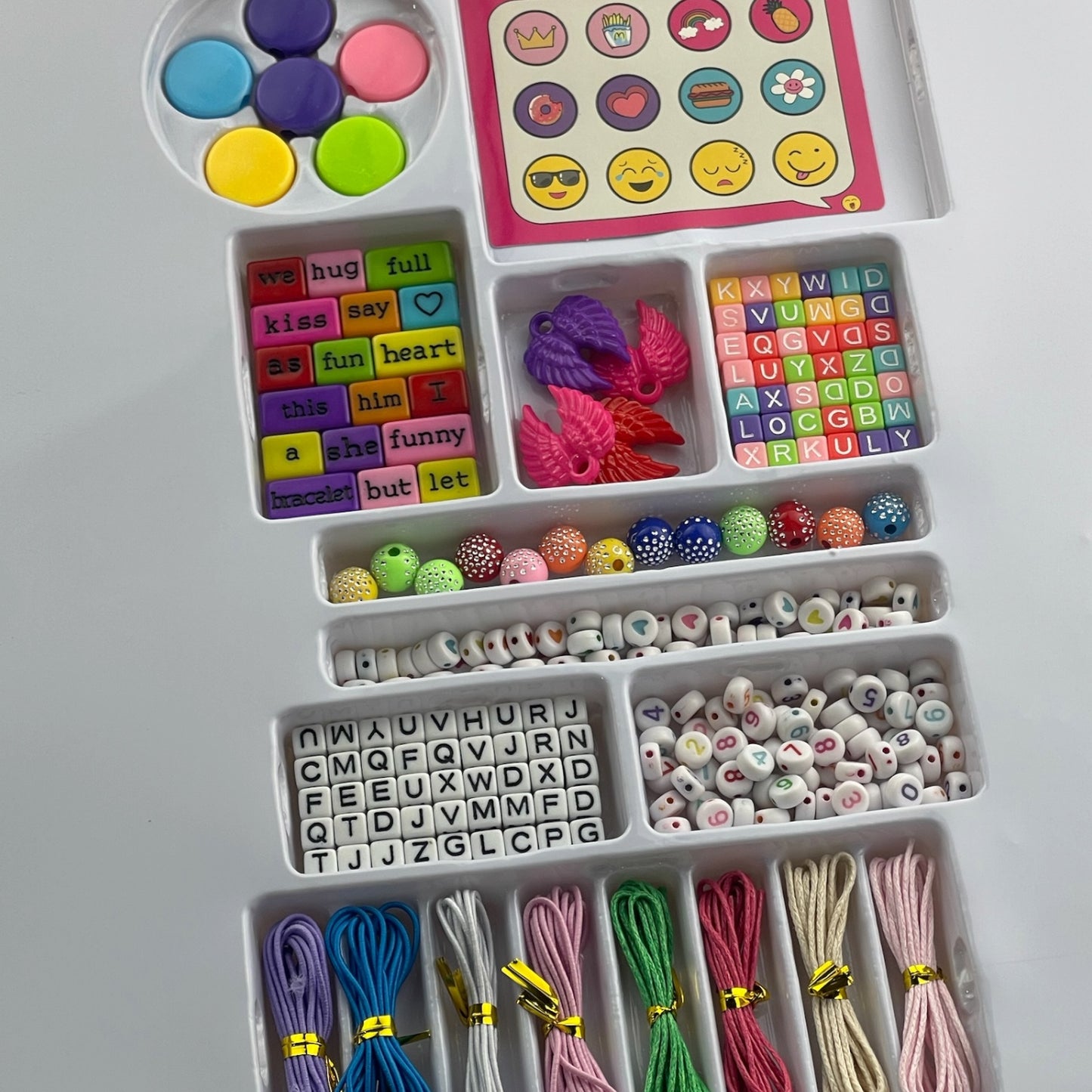 DIY Emoji Message Beads – Customisable Jewellery Craft Kit