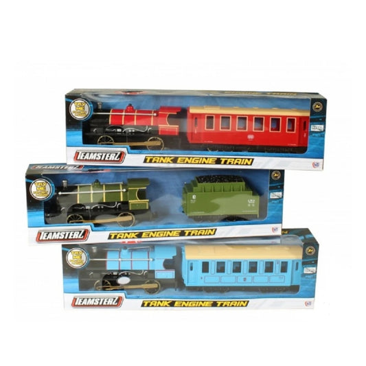 Teamsterz Lights & Sounds Train Engine with Carriage assorted
