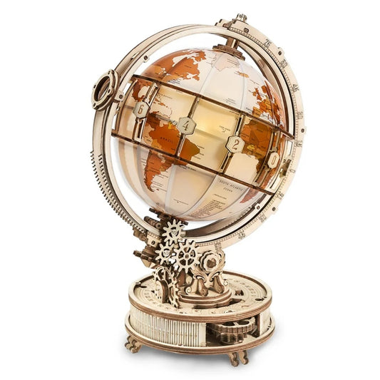 Rolife Wooden Model - DIY Luminous Globe 3d Kit