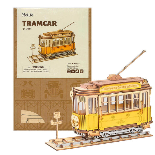 Rolife Tramcar 3d Model Kit