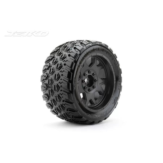 Jetko 1/5 XMT EX-KING COBRA Tyres (Claw Rim/Black/Medium Soft/Belted/24mm)