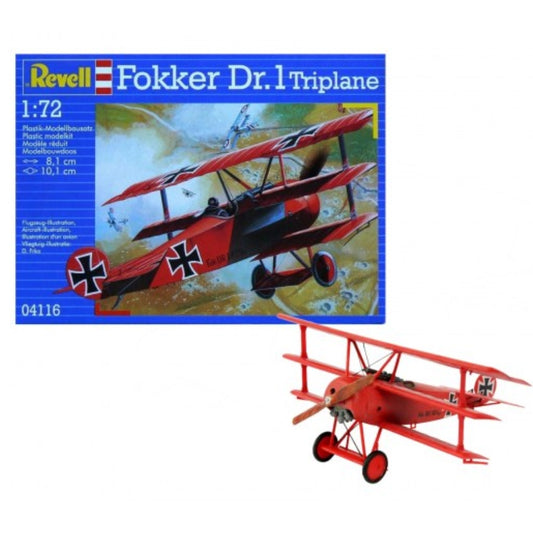 Revell Set Fokker DR1 Triplane Plastic Model Kit