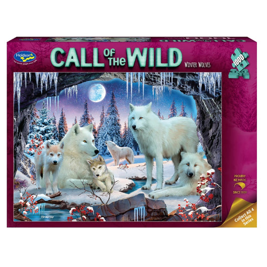 Holdson - Call of the Wild - Winter Wolves Puzzle 1000pc