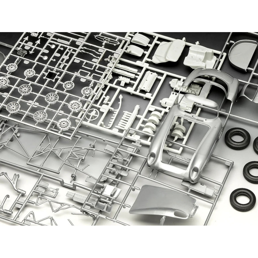 Revell Mercedes-Benz 300 SLR 70th Anniversary gift set 1:24 scale plastic model kit.