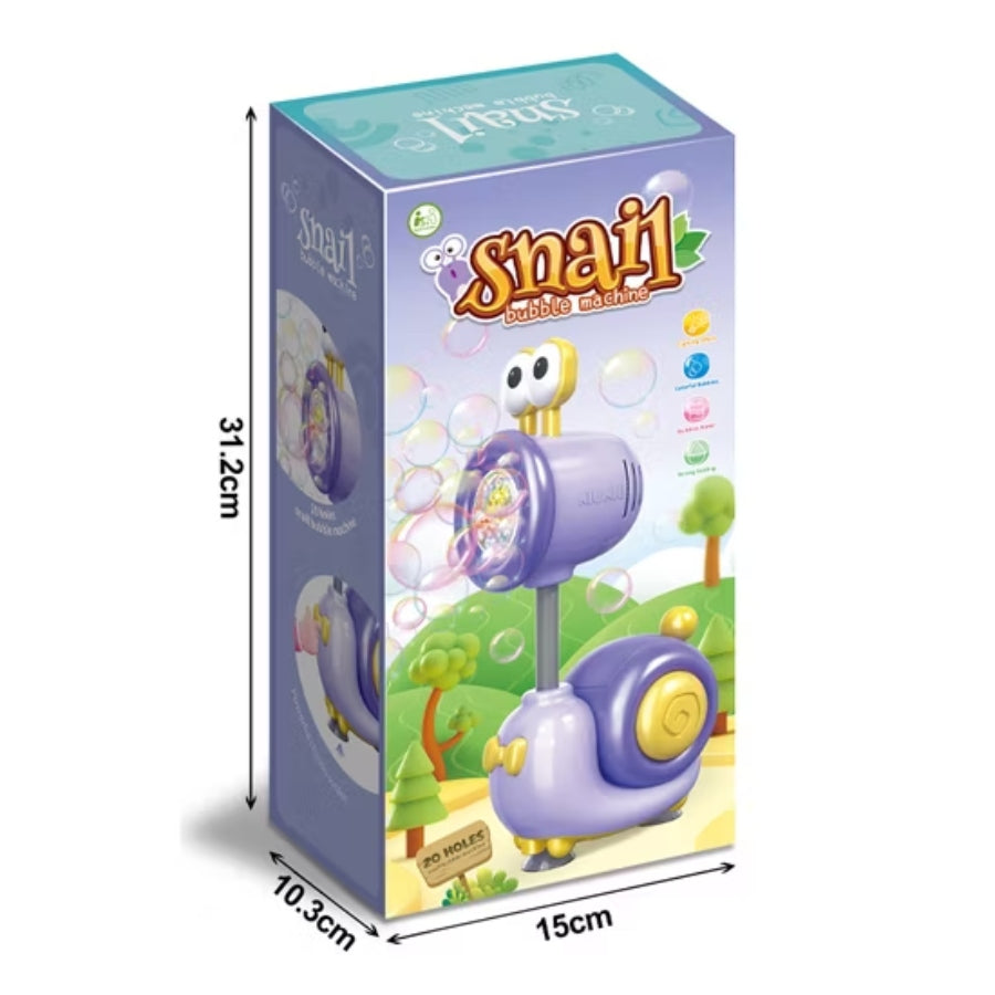 Snail Shape Bubble Blower Toy – cute battery-operated bubble maker for kids that blows bubbles for outdoor fun and playtime.