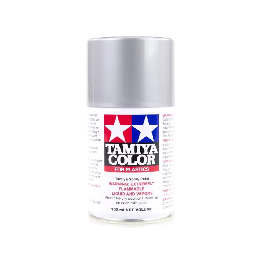 Tamiya TS‑17 Gloss Aluminum Silver 100 ml spray lacquer paint can