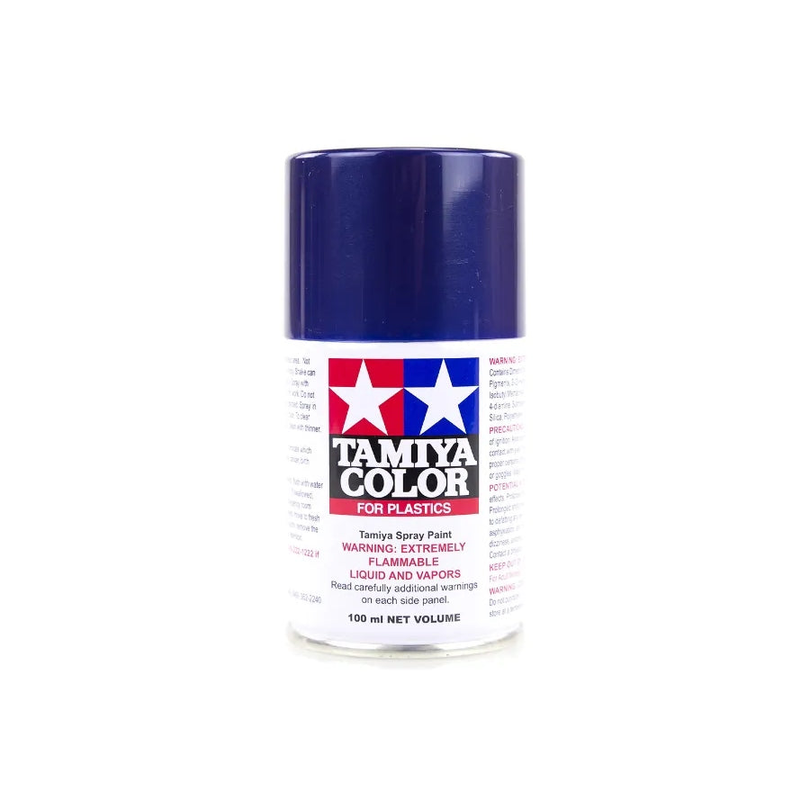 Tamiya TS‑53 Deep Metallic Blue 100 ml spray lacquer paint can for model building