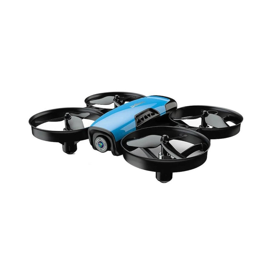 UDI U61 FPV 720p drone – yellow mini quadcopter with protective guards and smartphone-equipped controller