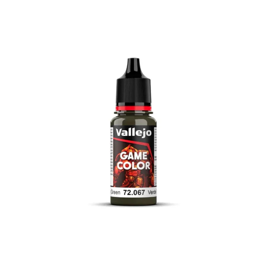 Vallejo Game Color Green 72.067 paint bottle for model kits and miniatures