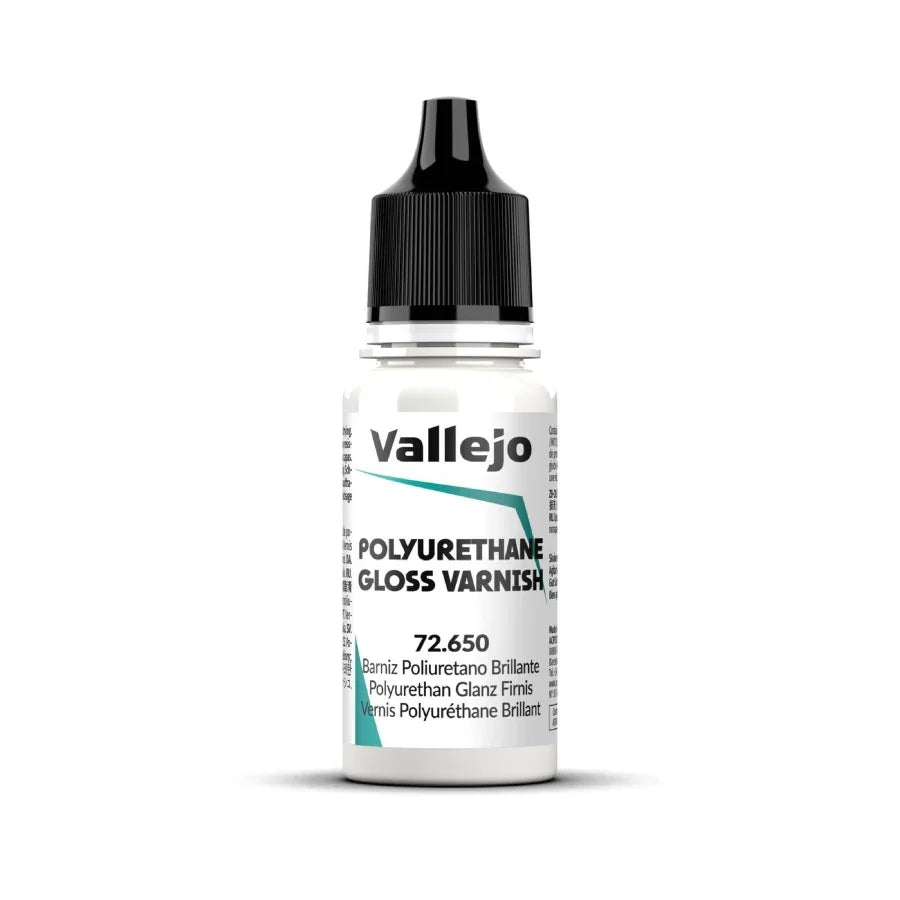 Vallejo Polyurethane Gloss Varnish 72.650 for model kits and collectibles