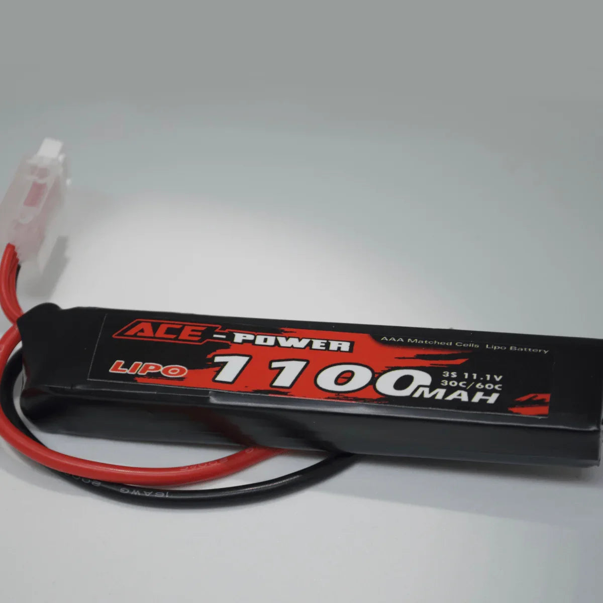 Ace Power 3S 1100mAh 30/60C LiPo Battery Deans Plug SC Pack - image 2