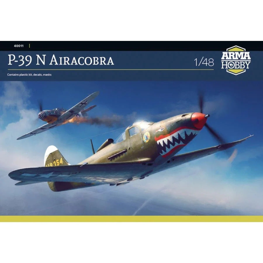 Arma Hobby 1/48 Bell P-39N Airacobra Model Kit | WWII Fighter