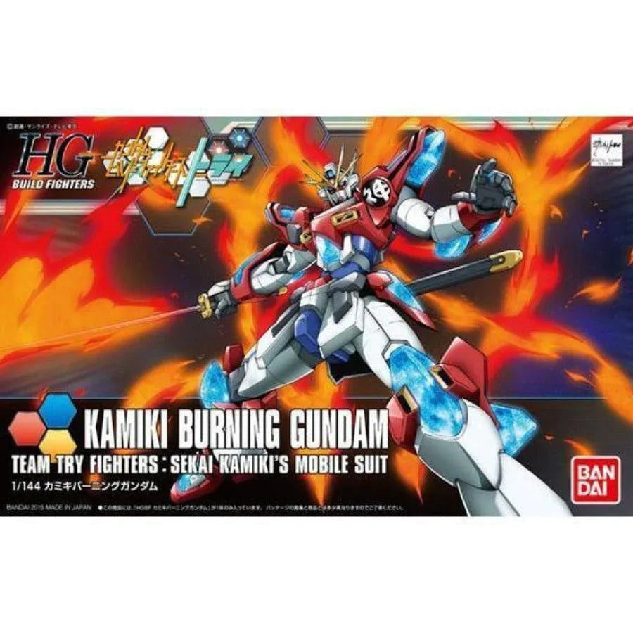 Bandai 5057721 HGBF 1/144 Kamiki Burning Gundam Build Fighters