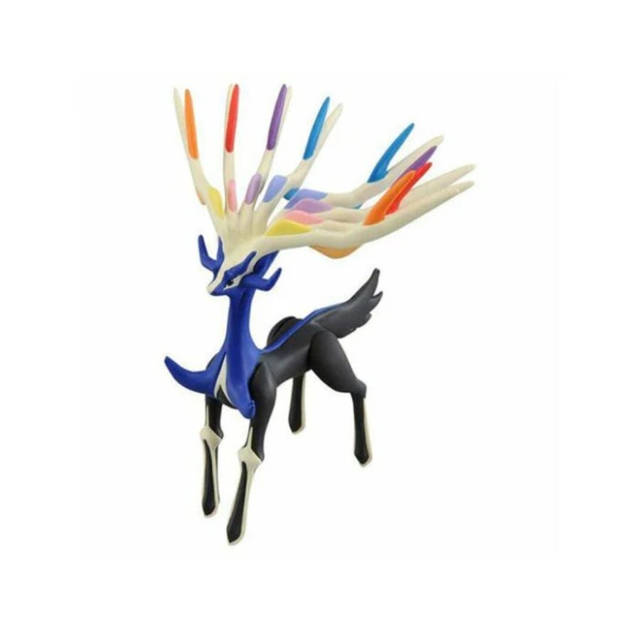 Bandai Pokémon Model Kit Xerneas – easy snap-fit plastic model kit featuring the Legendary Fairy-Type Pokémon from Pokémon X and Y.