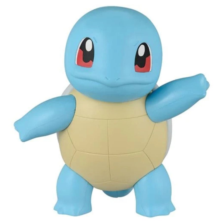 Bandai Pokémon Plamo Collection Quick!! 17 Squirtle model kit showcasing easy assembly and vibrant colors