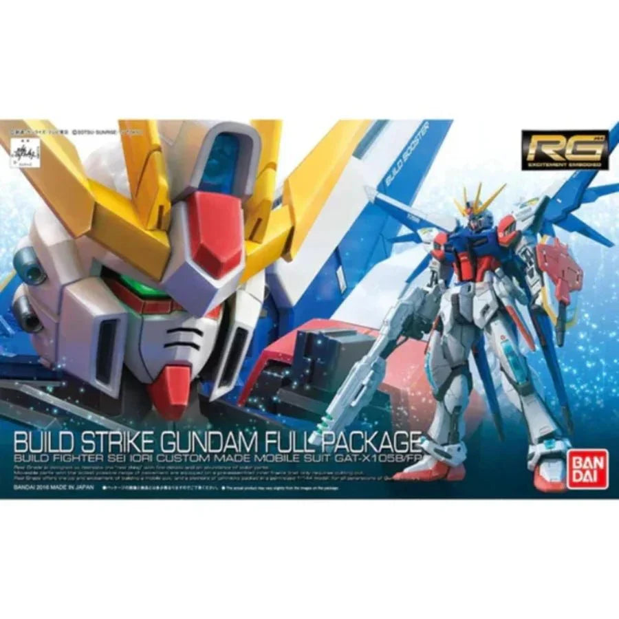 Bandai RG 1/144 Build Strike Gundam Full Package Model Kit