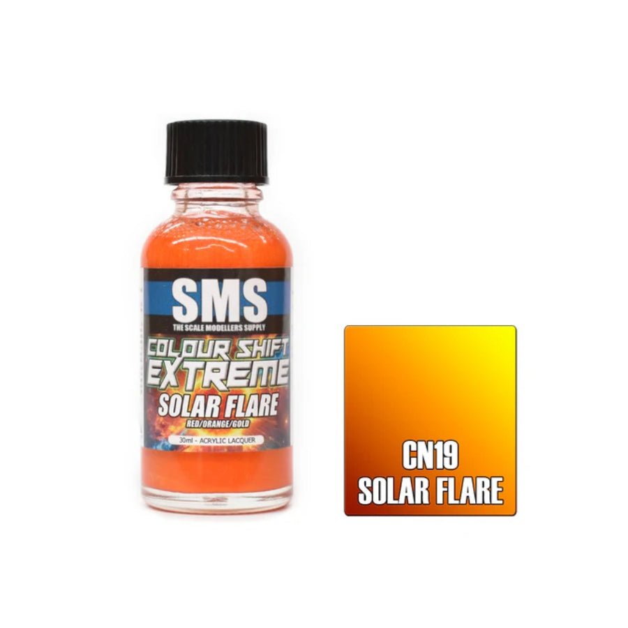 SMS Colour Shift Extreme SOLAR FLARE red orange gold colour-shift paint 30ml.