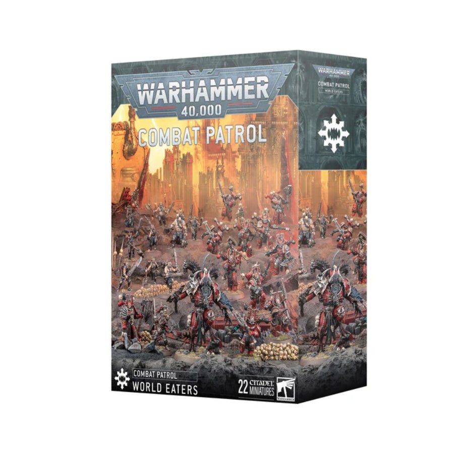 Combat Patrol: World Eaters – Warhammer 40,000 Chaos Space Marines 73-04 box set with Khorne Berzerkers and command unit.