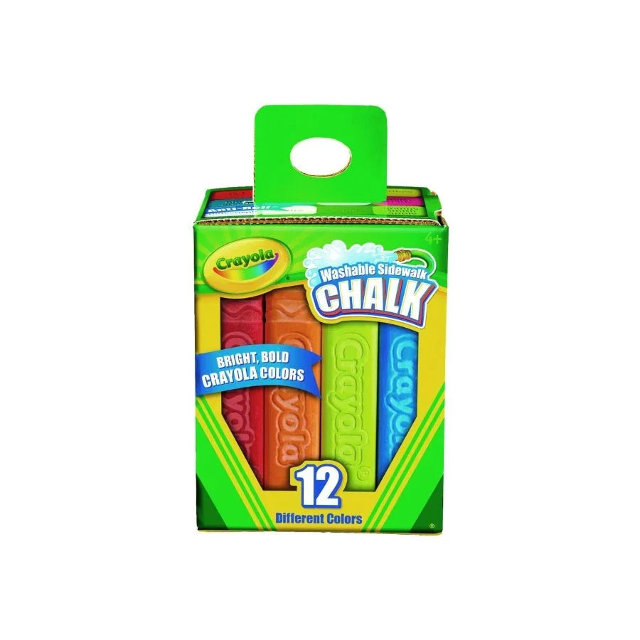 Crayola Washable Sidewalk Chalk – 12 Count