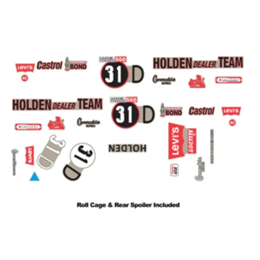 DDA 1:24 #31D LC Torana Bathurst Decal Kit – Set of 6