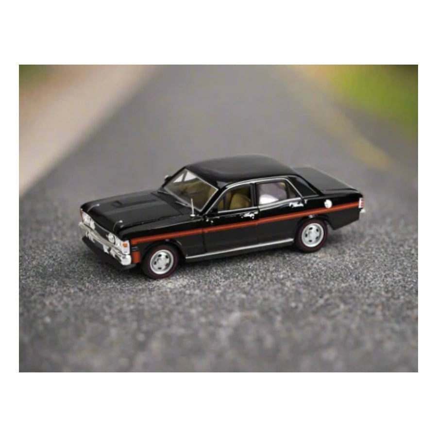 Ford XW Falcon GTHO Phase II black 1:32 scale diecast collectible model car.