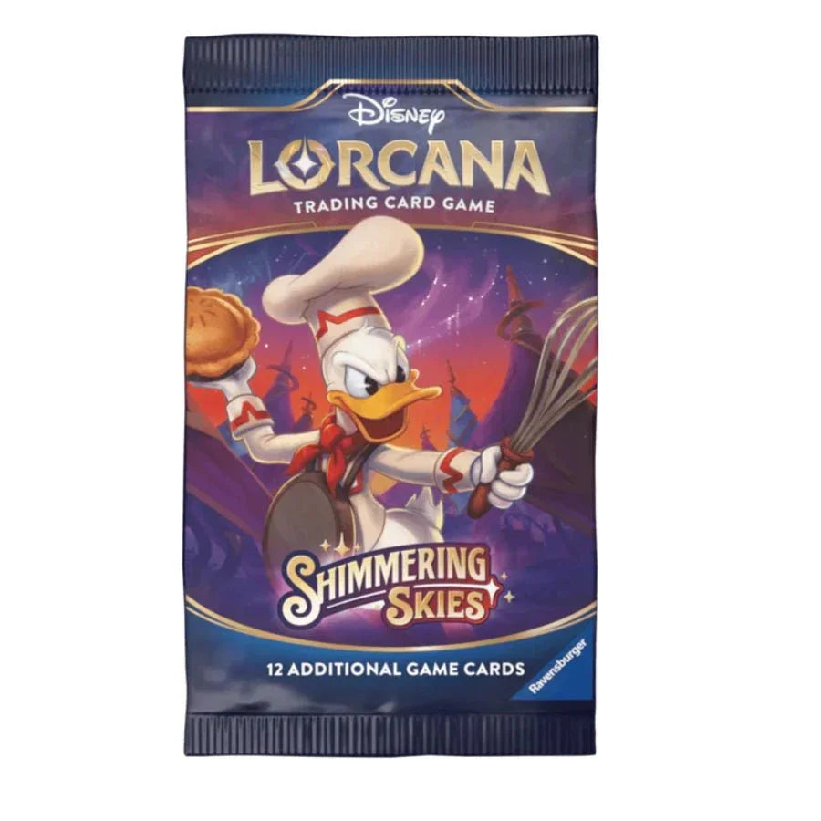Disney Lorcana S5: Shimmering Skies Booster Pack – 12 Random Cards
