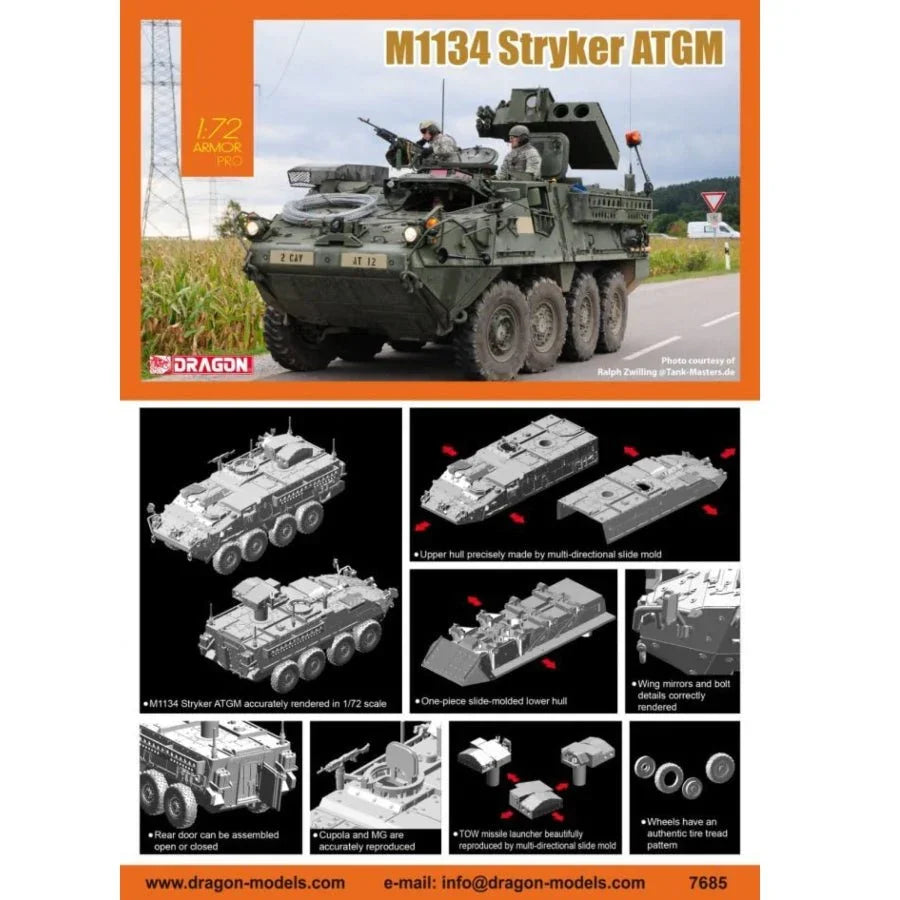 Dragon 7685 M1134 Stryker ATGM 1/72