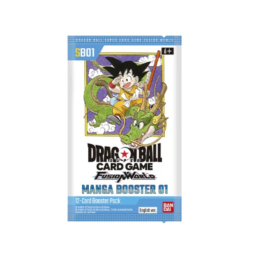 Dragon Ball Super Fusion World Manga Booster Singles – official TCG cards featuring Dragon Ball manga artwork and rare playable cards.
