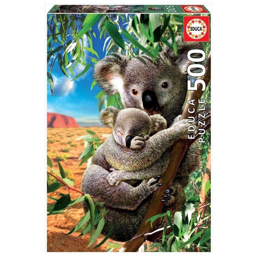 Educa Koala and Cub 500 piece Australian wildlife jigsaw puzzle.