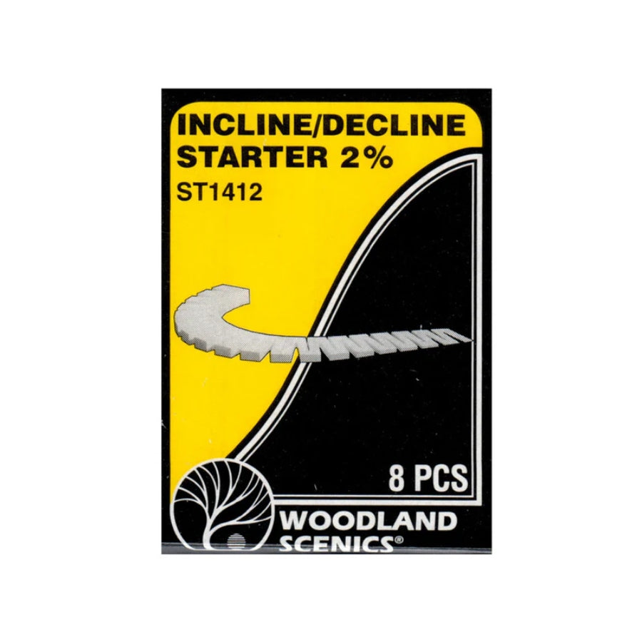 Woodland Scenic Incline/Decline Starters 2%