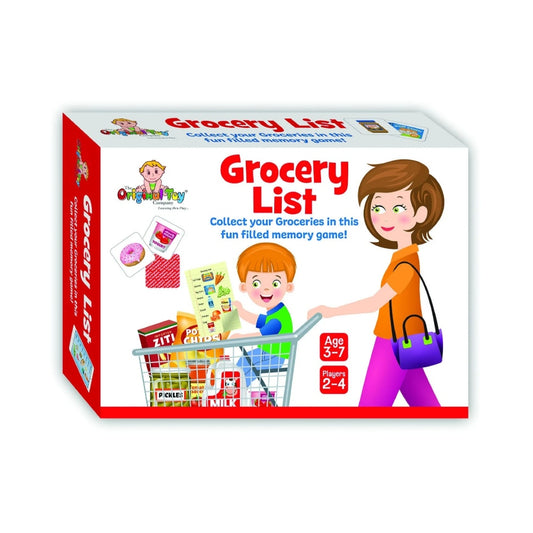 The Original Toy Company Grocery List Memory Game