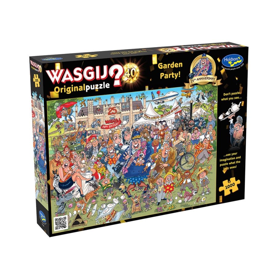 Wasgij Original 40 Garden Party 1000 piece humorous jigsaw puzzle.