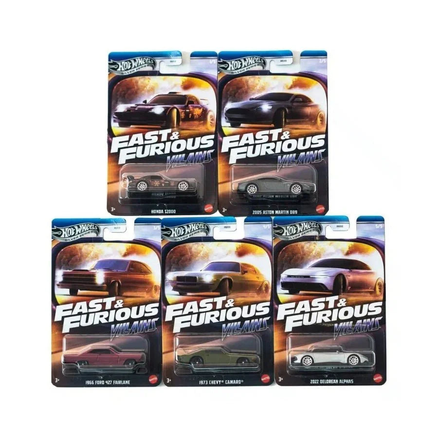 Serie Long Card Hot Wheels Silver Series Fast and Furious Serie Long Card Hot Wheels Silver Series Fast and Furious
