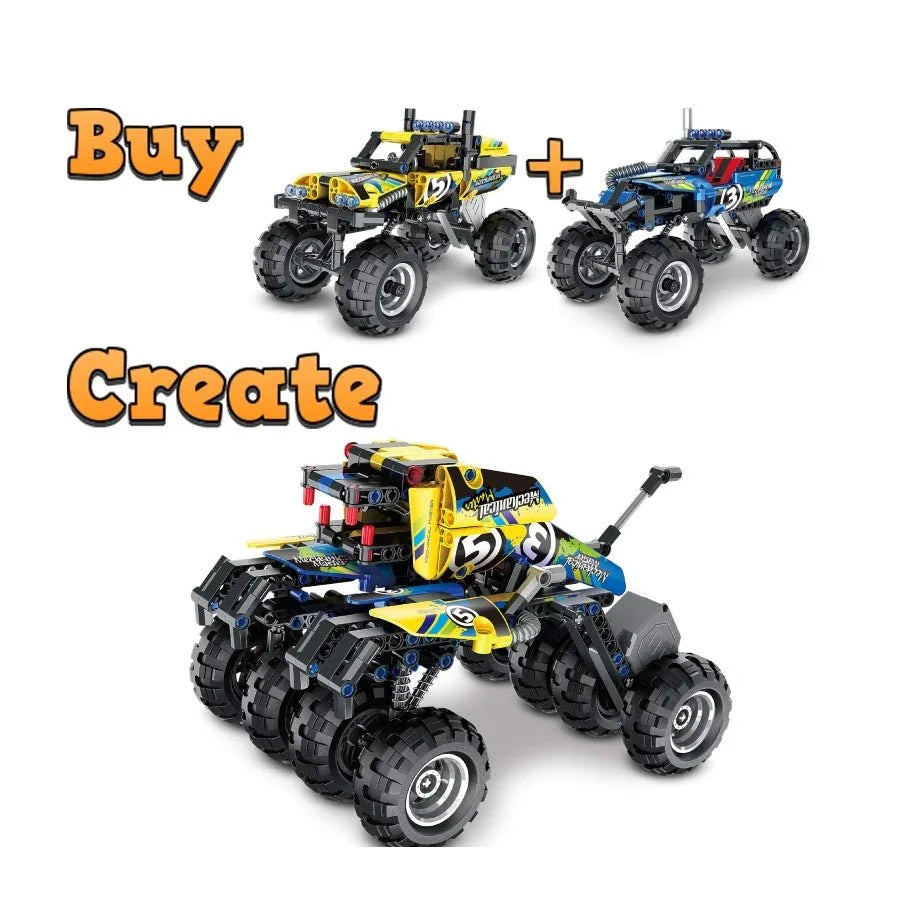iM.Master Retro All Terrain Car Yellow 5804 - image 2